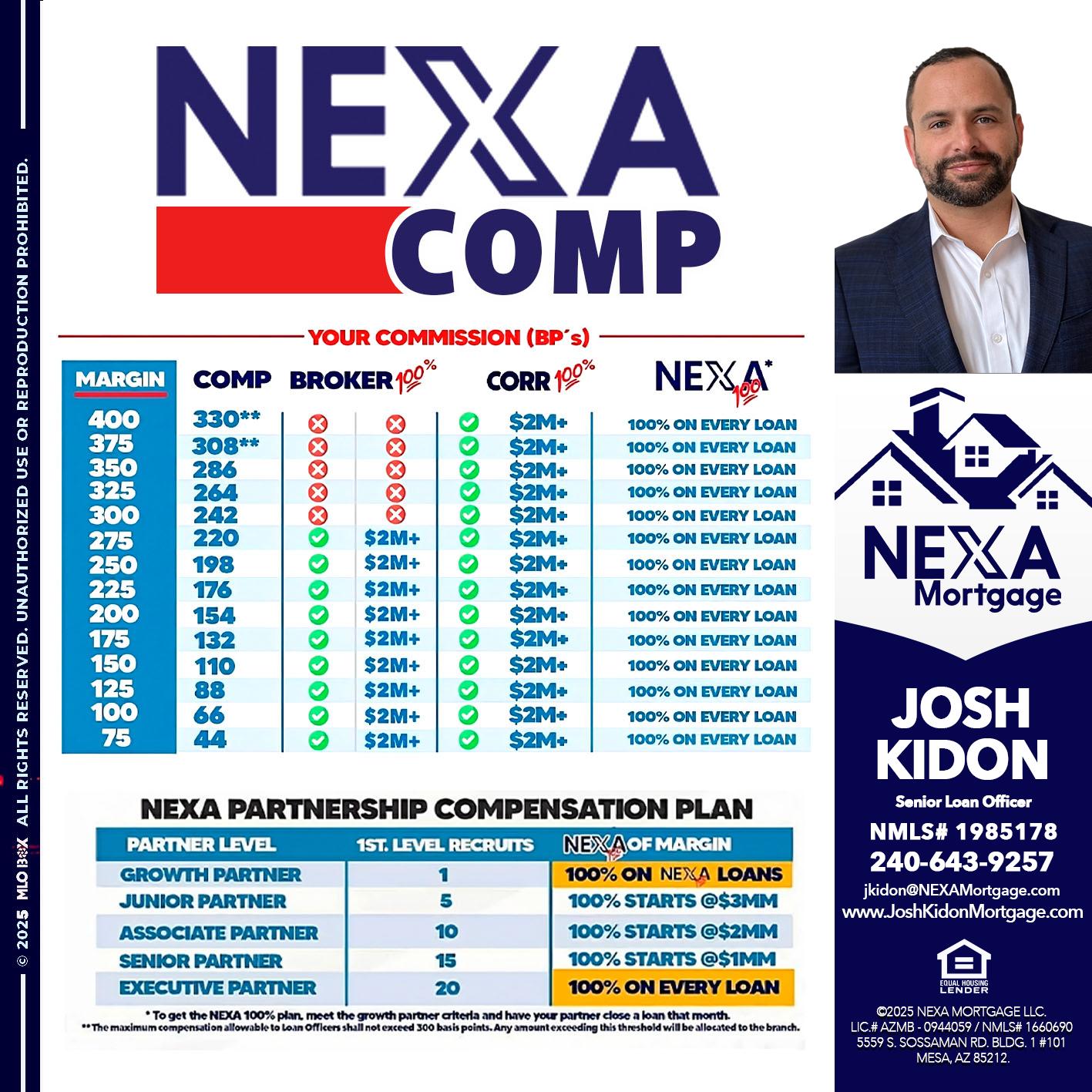 NEXA COMP - Joshua Kidon -Senior Loan Officer
