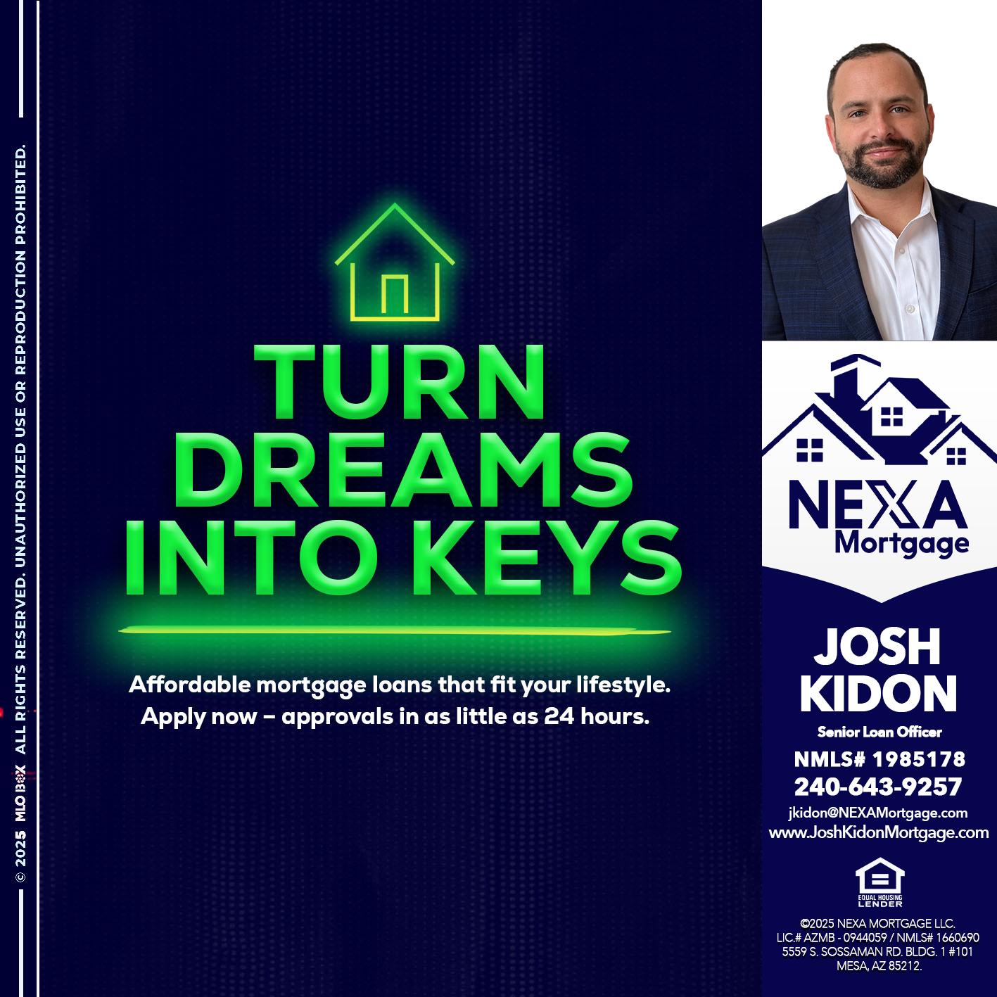 turn dreams - Joshua Kidon -Senior Loan Officer