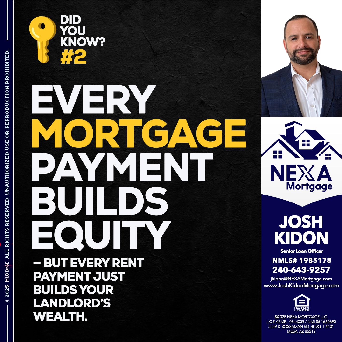 DID YOU KNOW? - Joshua Kidon -Senior Loan Officer