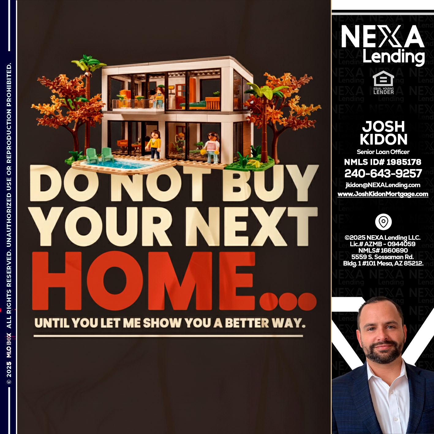 DO NOT BUY - Joshua Kidon -Senior Loan Officer